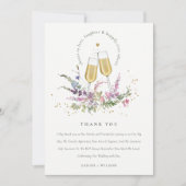 Kaas voor de gouden glansbrij bedankkaart (Voorkant)