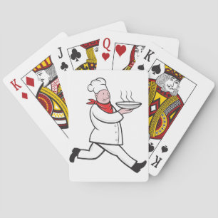 Kaas voor het koken van speelkaarten