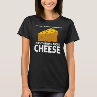 Kaas voor mannen Ricotta Kaas I Love Cheese T-shirt