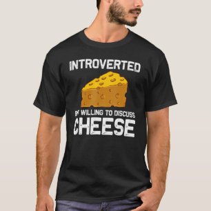 Kaas voor mannen Ricotta Kaas I Love Cheese T-shirt