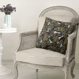 Kaas Voorwaarden en Stukken Zilver en Gold ID784 Kussen