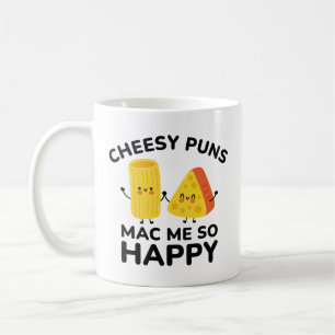 Kaasachtige Puns Maken Me Zo Gelukkig Koffiemok