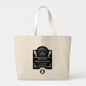 kaasboer grote tote bag (Achterkant)