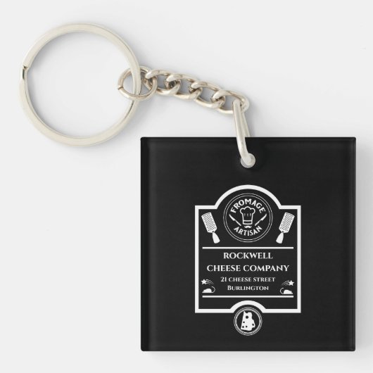 kaasboer sleutelhanger (voorkant)