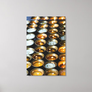 Kaasboterkaarsen Canvas Afdruk