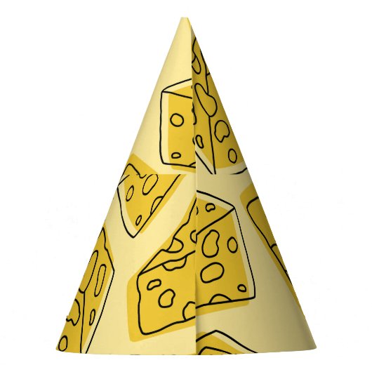  kaasgele achtergrond naadloos feesthoedjes (Achterkant)