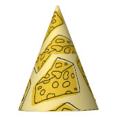  kaasgele achtergrond naadloos feesthoedjes (Voorkant)