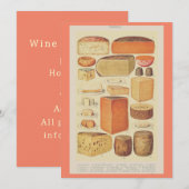  kaasgrafiekmenu feestdagenkaart (Voorkant / Achterkant)