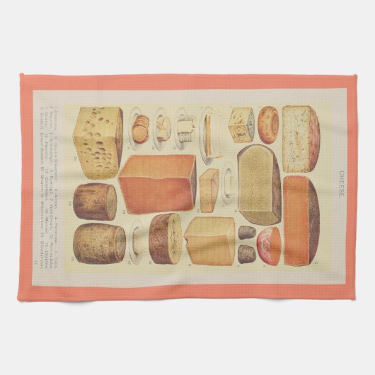  kaasgrafiekmenu theedoek (Horizontaal)