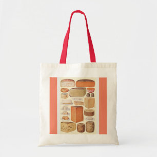 kaaskaart eten chef keuken tote bag