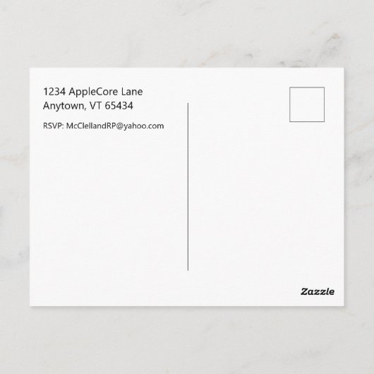 Kaasplank Aangepaste Charcuterie Briefkaart (Achterkant)