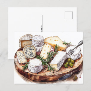 Kaasplank, Postcrossing Briefkaart