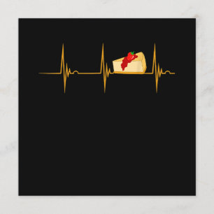 Kaastaart Dessert Kaas Taart Hartslag Ekg Pols Kaart