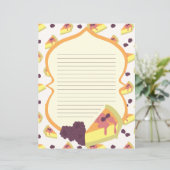 Kaastaart gevoerd briefpapier (Staand voorkant)