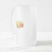 kaaswiel matglas bierpul (Voorkant links)