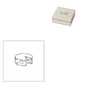 kaaswiel 	rubberstempel (Gestempeld)