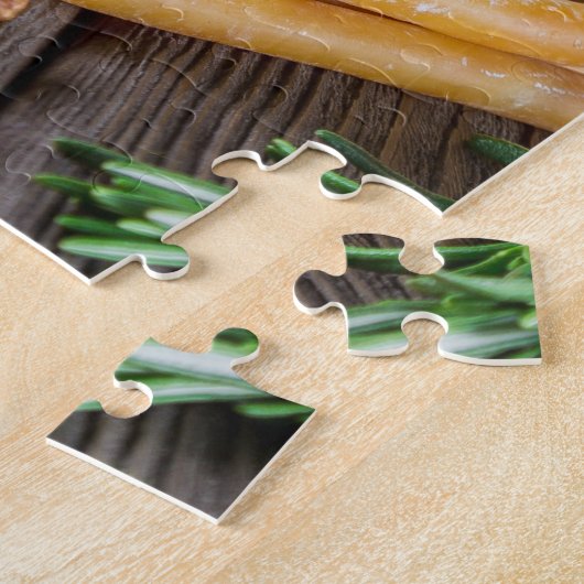 Kaaswijn honingnoten Druiven Crackers Voedsel Legpuzzel (Zijkant)