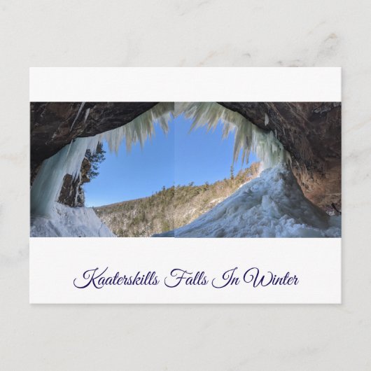 KaaterSkills Chute En Hiver Carte Postale (Devant)