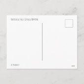 Kaaterskills Herfsten Briefkaart (Achterkant)