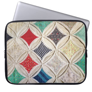 Kaathedraal-vensterkwilt Laptop Sleeve