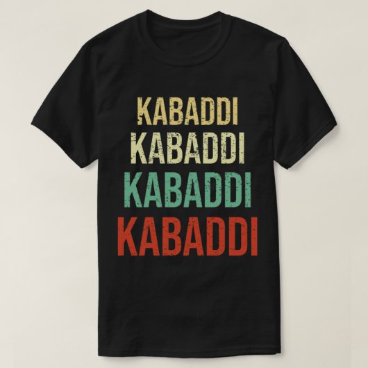 Kabadi of Kabadi Indian Sports T-shirt (Design voorkant)