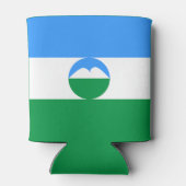 Kabardino Balkaria Vlag Blikjeskoeler (Achterkant)