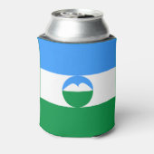 Kabardino Balkaria Vlag Blikjeskoeler (Blikje Achterkant)