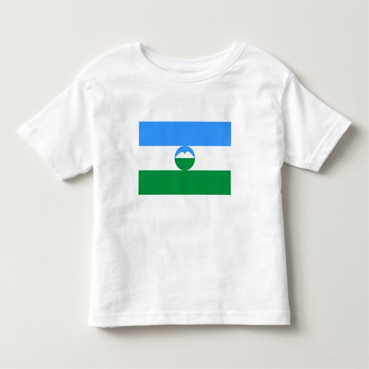 Kabardino Balkaria Vlag Kinder Shirts (Voorkant)