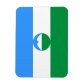 Kabardino Balkaria Vlag Magneet (Verticaal)
