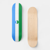 Kabardino Balkaria Vlag Skateboard (Voorkant)