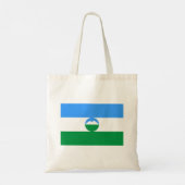 Kabardino Balkaria Vlag Tote Bag (Achterkant)