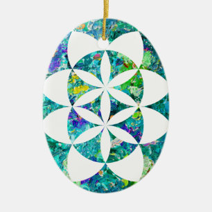 Kabbalah-boom van het leven keramisch ornament