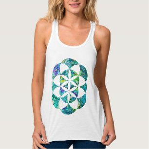 Kabbalah-boom van het leven tanktop