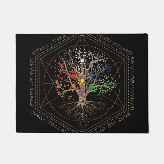 Kabbalah De boom van het leven Deurmat (Voorkant)