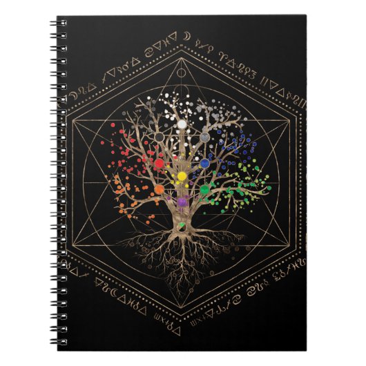 Kabbalah De boom van het leven Notitieboek (Voorkant)