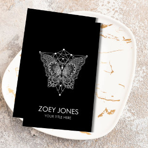 Kabbalah The Tree of Life Butterfly Ornament Visitekaartje