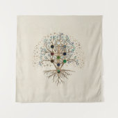Kabbalah The Tree of Life on canvas Wandkleed (Voorkant)