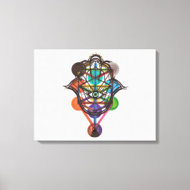 Kabbalistische levensboom canvas afdruk