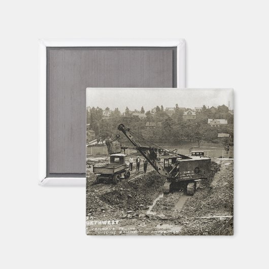 KABEL VAN DE KABEL VAN DE KRANE VAN HET noordweste Magneet (Voorkant / Achterkant)