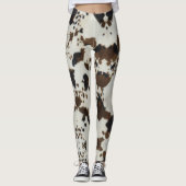 Kabelafdrukken Leggings (Voorkant)