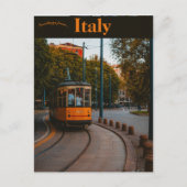 Kabelbaan in Milaan Italië Briefkaart (Voorkant)