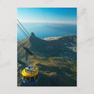 Kabelbaan van de Tafelberg, Kaapstad Briefkaart