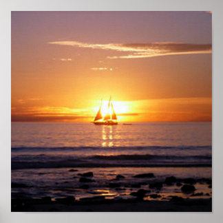 Kabelband zon poster
