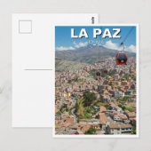Kabelbanen in La Paz Bolivia Reizen Briefkaart (Voorkant / Achterkant)