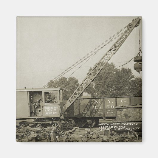 KABELBEDIENING VAN DE KABEL VAN DE Northwest CRANE Magneet (Voorkant)