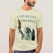 Kabeljauw Bless America T-shirt (Voorkant)