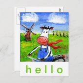 Kabeljauw Briefkaart (Voorkant / Achterkant)