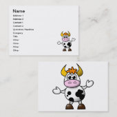 Kabeljauw-cartoon Visitekaartje (Voorkant / Achterkant)