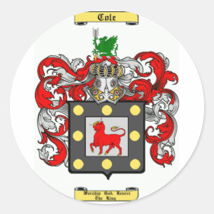 kabeljauw ( ierse ) ronde sticker