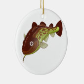 Kabeljauw Keramisch Ornament (Rechts)